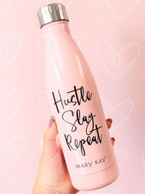 Branded Hustle Slay Repeat bottle